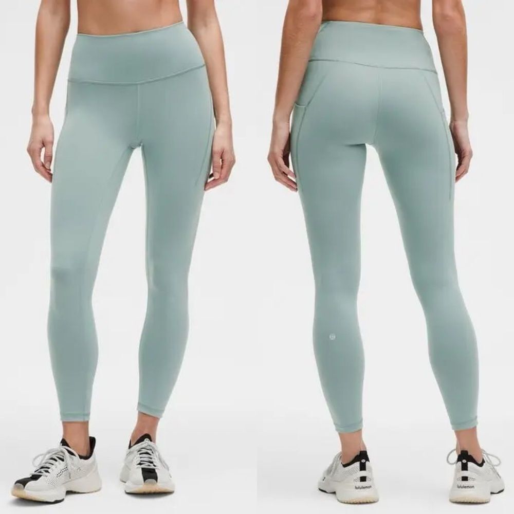 Lululemon Wunder Train High-Rise Tight with Pockets 25 Crater Blue Size 12